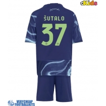 Ajax Josip Sutalo #37 Replica Away Minikit 2025-26 Short Sleeve (+ pants)